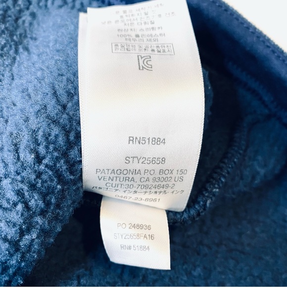 Patagonia Better Sweater Gorpcore cocoon fleece Jacket navy S - Picture 7 of 13